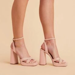 Ryanne Platform Heel - Nude Blush -Wedding Dress Store nude blush ryanne platform heel bridesmaid shoes 03 51d77761 8e04 402e 8ec9 fce2f55bfe4e
