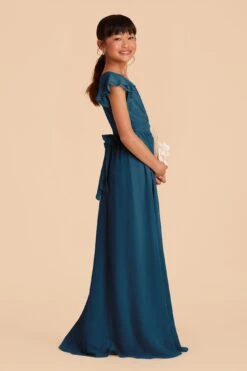 Celine Junior Dress - Ocean Blue -Wedding Dress Store ocean blue celine junior bridesmaid dress 04