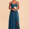 Theresa Chiffon Dress - Ocean Blue 2 Theresa Chiffon Dress - Ocean Blue -Wedding Dress Store ocean blue theresa convertible slit bridesmaid dress 04