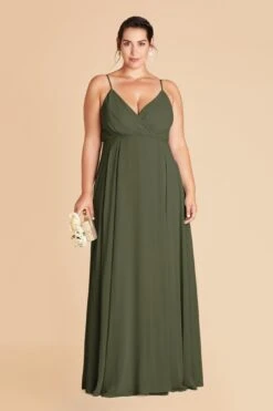 Kaia Dress - Olive 14 Kaia Dress - Olive -Wedding Dress Store olive kaia plus size bridesmaid dress 01