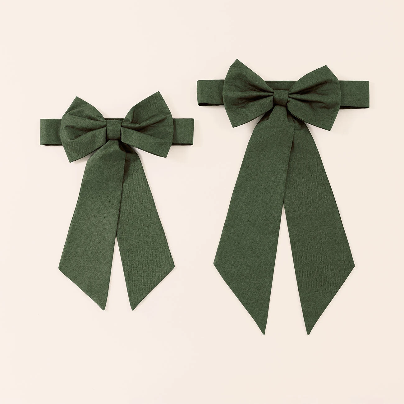 Liz Flower Girl Sash - Olive 5 Liz Flower Girl Sash - Olive - Image 3