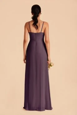 Amy Chiffon Dress - Plum -Wedding Dress Store plum amy convertible slit bridesmaid dress 04 81703071 73b7 4e87 a04b 8c555733851e
