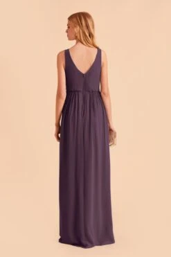 Laurie Empire Dress - Plum -Wedding Dress Store plum laurie convertible slit bridesmaid dress 04 e4582afc fa3d 4525 a8da c5b8b38eeefb