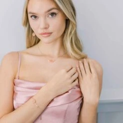 Presley Charm Necklace - Rose Pink -Wedding Dress Store rosepinkpresleyjoplin 75c58c99 db56 416e b2d1 5375de82666c