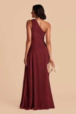 Kira Dress - Rosewood -Wedding Dress Store rosewood kira slit bridesmaid dress 04