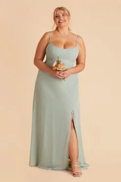 Amy Chiffon Dress - Sage 22 Amy Chiffon Dress - Sage -Wedding Dress Store sage amy plus size bridesmaid dress 02 2fe504f0 fee4 48c9 8370 ba7e8ef89511