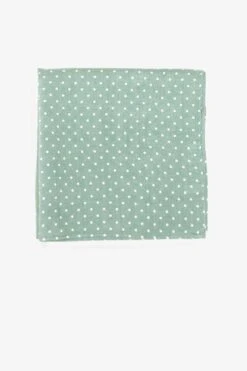 Didi Pocket Square - Sage Dot