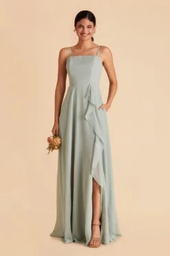 Wedding Dress Store 35 Winnie Convertible Chiffon Dress - Sage