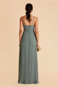 Amy Chiffon Dress - Sea Glass 17 Amy Chiffon Dress - Sea Glass -Wedding Dress Store sea glass amy bridesmaid dress 06