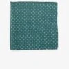 Didi Pocket Square - Sea Glass Dot -Wedding Dress Store sea glass dot didi pocket square groomsmen accessories 01 1
