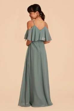 Janie Convertible Junior Dress - Sea Glass 18 Janie Convertible Junior Dress - Sea Glass -Wedding Dress Store sea glass janie convertible junior bridesmaid dress 03