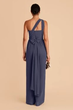 Gigi Convertible Jumpsuit - Slate Blue -Wedding Dress Store slate blue gigi convertible bridesmaid jumpsuit 04 53d372dd 23c1 411d 81d3 a1a99323a835