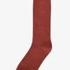 Solid Groomsmen Socks By No Cold Feet - Burnt Orange -Wedding Dress Store solid burnt orange groomsmen socks no cold feet 01