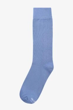 Solid Groomsmen Socks By No Cold Feet - Dusty Blue