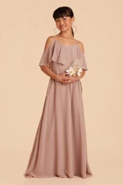 Wedding Dress Store 45 Janie Convertible Junior Dress - Taupe