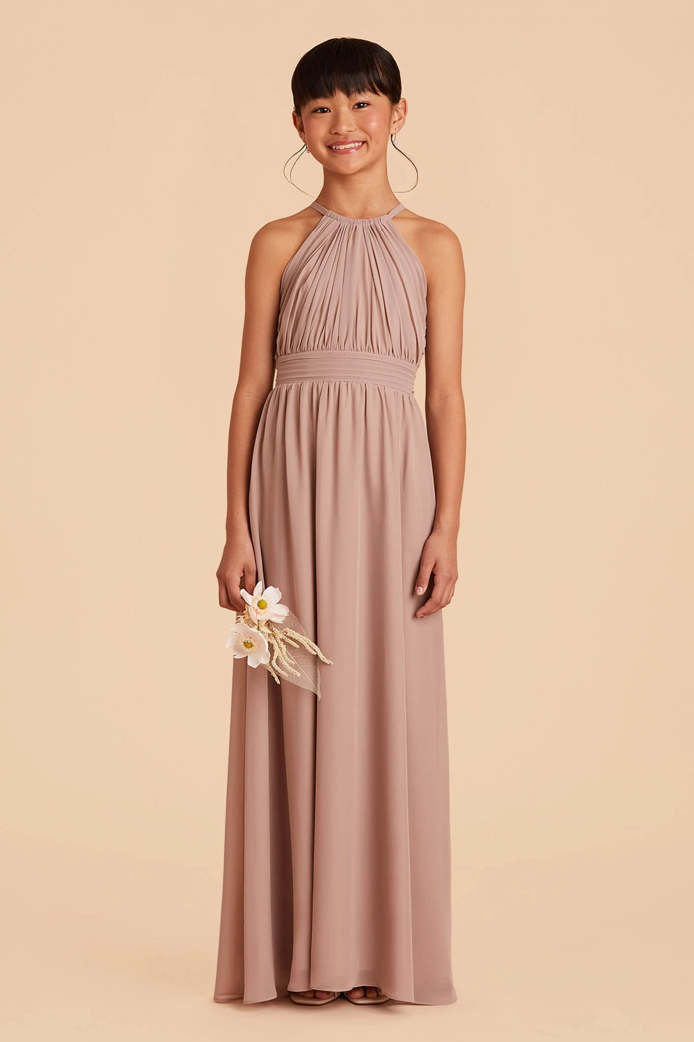 Sienna Junior Dress - Taupe 3 Sienna Junior Dress - Taupe