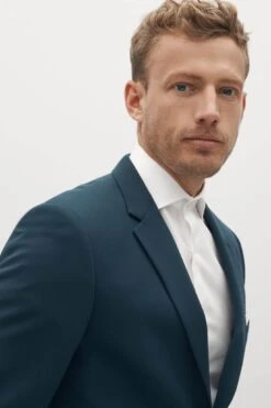 Teal Suit Jacket By SuitShop 13 Teal Suit Jacket By SuitShop -Wedding Dress Store teal suitshop groomsmen suit jacket 02