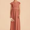 Celine Junior Dress - Terracotta -Wedding Dress Store terracotta celine junior bridesmaid dress 01