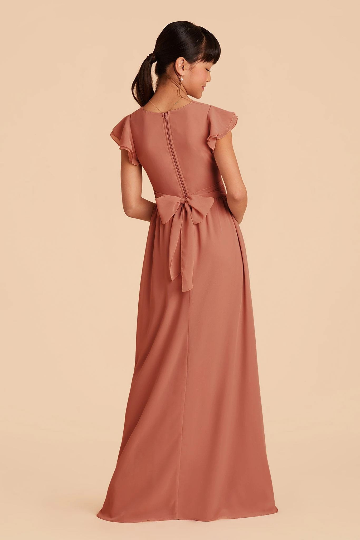 Celine Junior Dress - Terracotta 4 Celine Junior Dress - Terracotta - Image 2