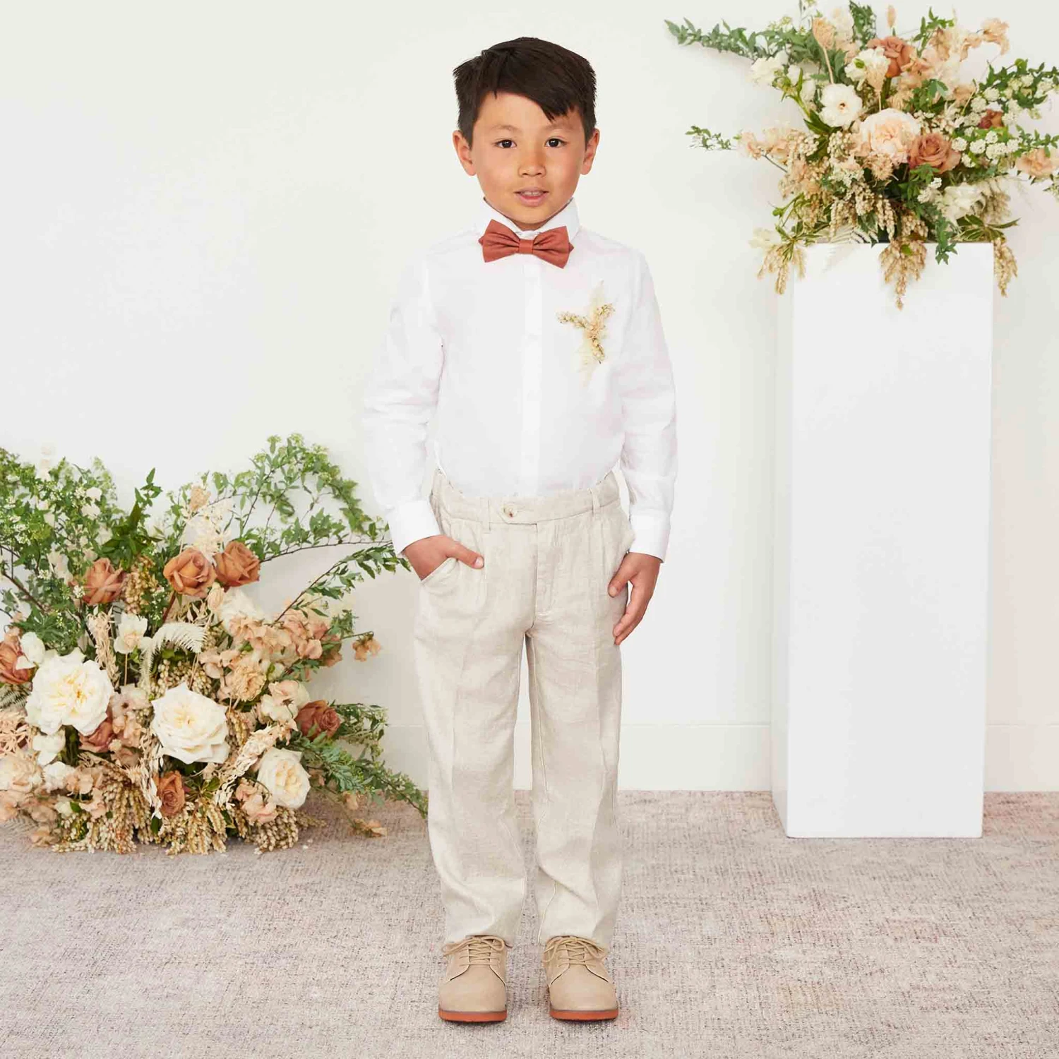 Harry Bow Tie - Terracotta 6 Harry Bow Tie - Terracotta - Image 4