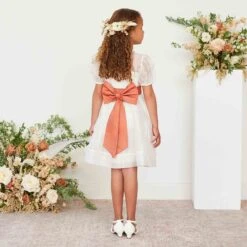 Liz Flower Girl Sash - Terracotta 15 Liz Flower Girl Sash - Terracotta -Wedding Dress Store terracotta liz flower girl sash 02 e299b634 7e0b 498d 81f1 d3178ccb8493