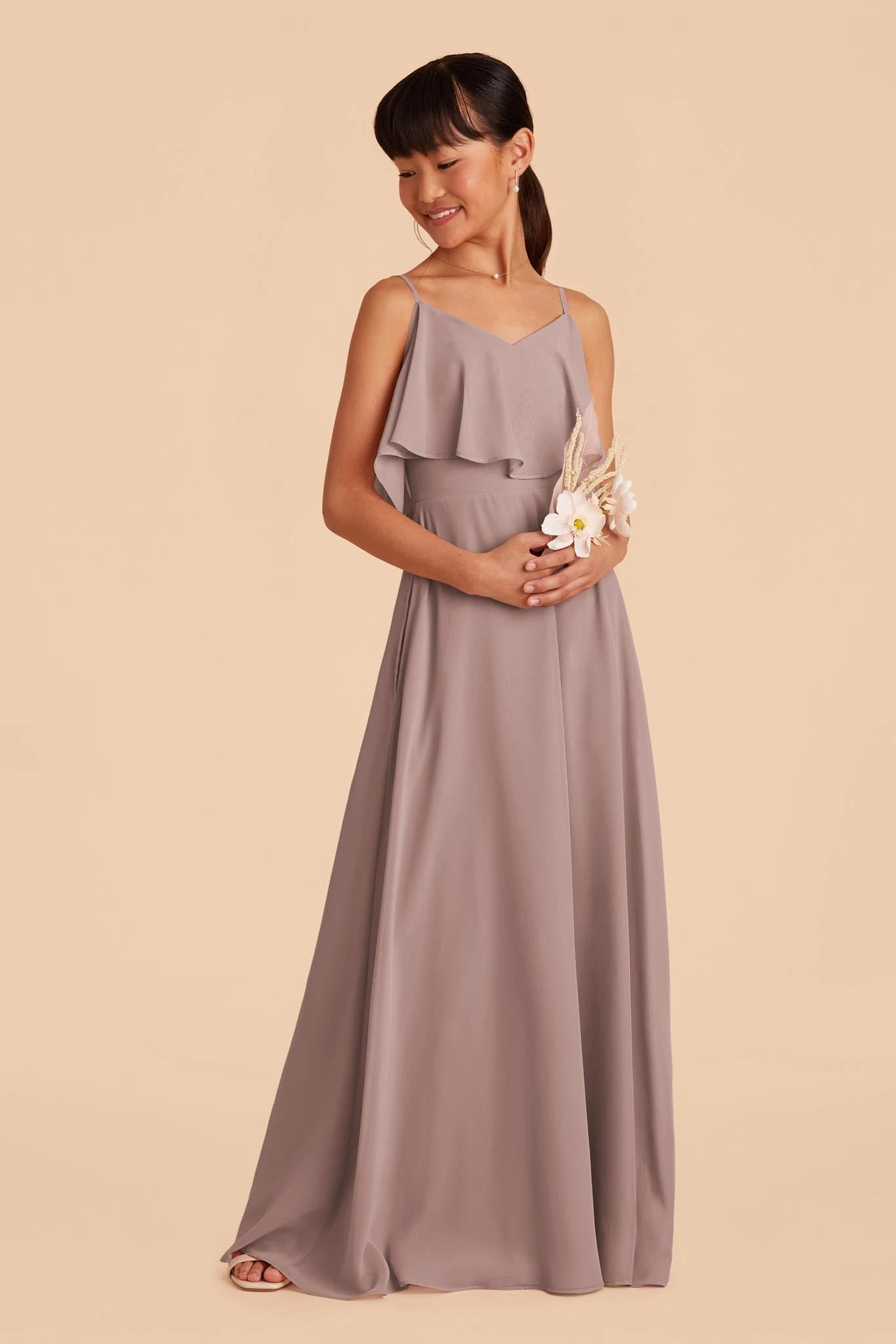 Janie Convertible Junior Dress - Toffee 5 Janie Convertible Junior Dress - Toffee - Image 3