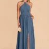 Kiko Chiffon Dress - Twilight 2 Kiko Chiffon Dress - Twilight -Wedding Dress Store twilight kiko slit bridesmaid dress 01