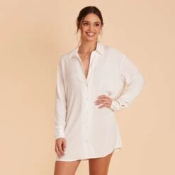 Eddie Sleepshirt - White