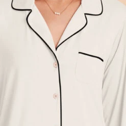 Kamryn Sleepshirt - White -Wedding Dress Store white kamryn sleepshirt bridesmaid pajama 01TMS LIVE PREVIEW